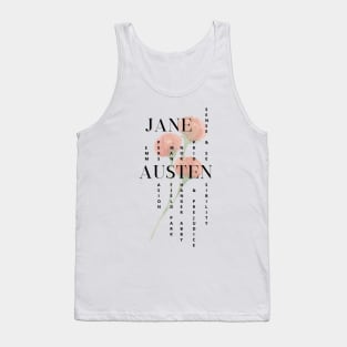 Jane Austen novels design Tank Top